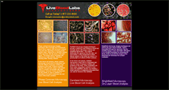 Desktop Screenshot of livebloodlabs.com